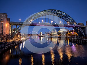 NEWCASTLE UPON TYNE, TYNE AND WEAR/UK - JANUARY 20 : View of the