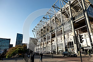 St James Park exterior. Football ground / sports / soccer stadium Newcastle United