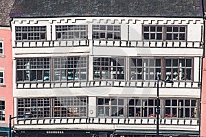 Newcastle upon Tyne UK: March 2021: Red House pub very old architecture on the Quayside (the Redhouse photo