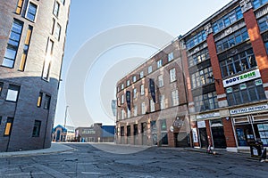 Newcastle YHA exterior on Carliol Square wide angle