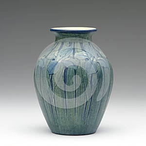 Newcomb College Iris Design Pot
