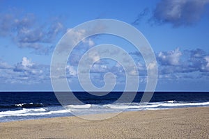 Newcomb Hollow Beach in Wellfleet MA on Cape Code MA.