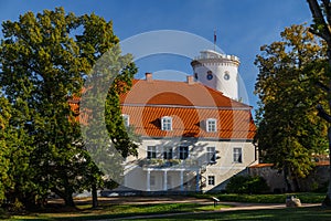 Newer part of the Livonian castle in Cesis town