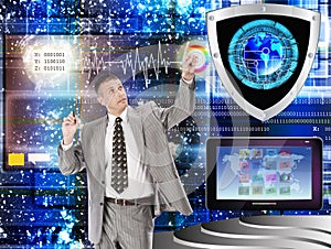 Internet. Connection. Cybersecurity