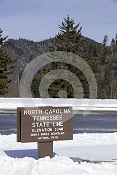 Newfound Gap in the Great Smoky Mountains