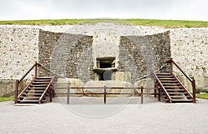 Newgrange megalithic passage tomb entrance