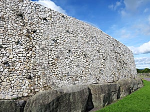 The Newgrange stone age Passage Tomb in IRELAND