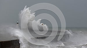 Newhaven Harbour Sussex England