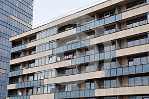 Newly built block of flats