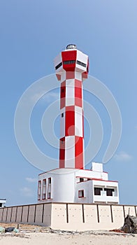 Newly built Dhanushkodi Lighthouse, Dhanushkodi Town, Rameswaram, Tamilnadu