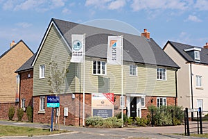 New build homes in a housing estate development. UK