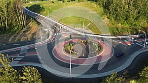 Newly built Teskey rd roundabout in Chilliwack