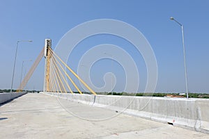 Newly built toll roads and overpasses