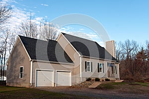 Newly Constructed Home with Two Car photo