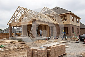 New house under construction