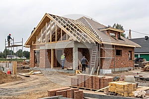 New house under construction