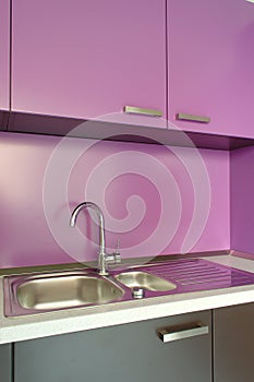 Newly fitted modern kitchen