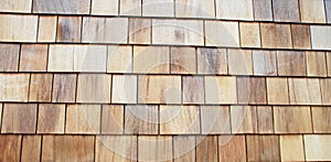 Close Up of Wood Shingles