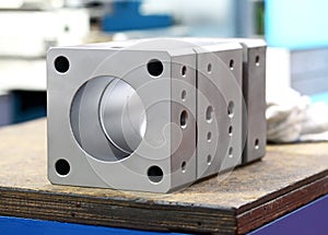 Newly machined industrial components