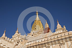 Newly renovated Ananda Temple in Old Bagan, Myanmar