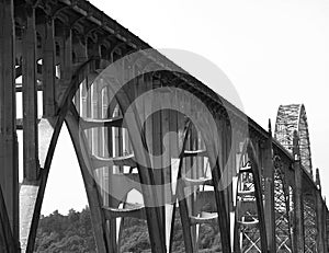 Newport bridge, oregon photo