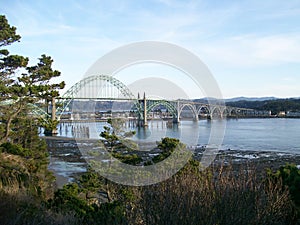 Newport Oregon Bridge Yaquina Bay photo