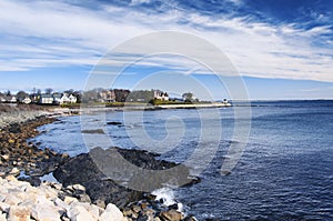 Newport Rhode Island Atlantic Ocean cliffwalk