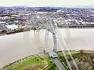 Newport Transporter Bridge by Drone, South Wales