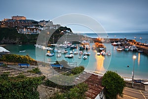 Newquay harbour, UK.