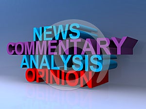 News commentary analysis opinion on blue