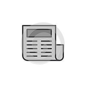 News icon in colored version