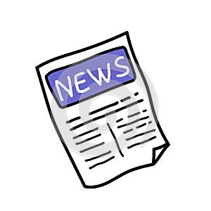 News paper clipart photo