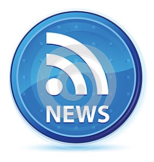 News (RSS icon) midnight blue prime round button