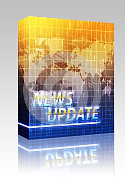 News splash screen box package