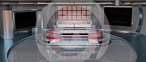 News Virtual Set wide angle