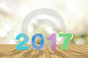 News year 2017 background