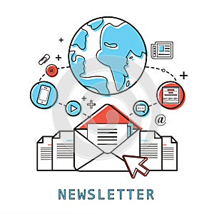 Newsletter concept