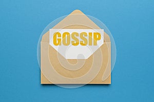 Newsletter gossip, yellow press about celebrities. Leaking compromising information