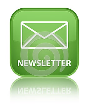 Newsletter special soft green square button