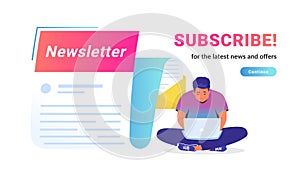 Newsletter subcription for the latest news and offers