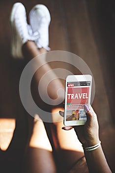 Newsletter Travel Article Website Online Concept