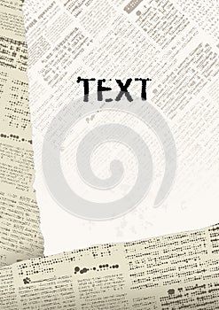 Newspaper background