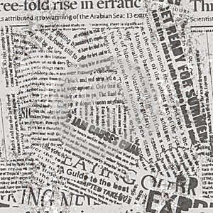 Newspaper background pattern.