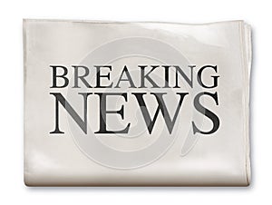 Newspaper Breaking News
