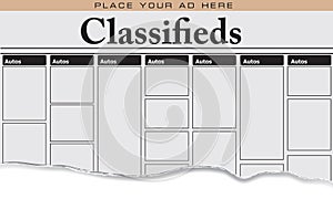 Newspaper classifieds Autos