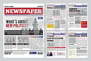 Newspaper Design Template