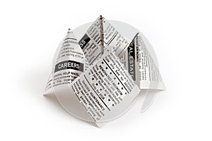 Newspaper Fortune Teller