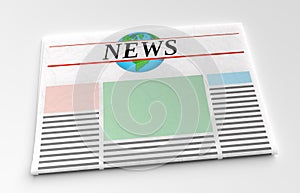 Newspaper front page