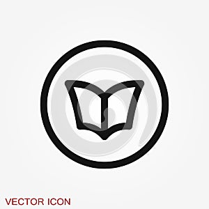 Newspaper icon vector. Symbol of news. Flat design