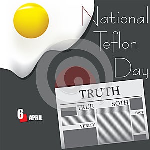 Newspaper page by date - Teflon Day